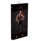 Noir PVC Overall w 2 Way Zipper Size S/M/L