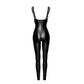 Noir Power Wetlook Overall w Tulle Panel Size S/M/L