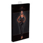 Noir Power Wetlook Overall w Tulle Panel Size S/M/L