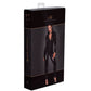 Noir Long Button Up PVC Overall Black Size S/M/L