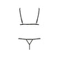 Passion Lingerie Solon 2 Pc Set Black Size S/M