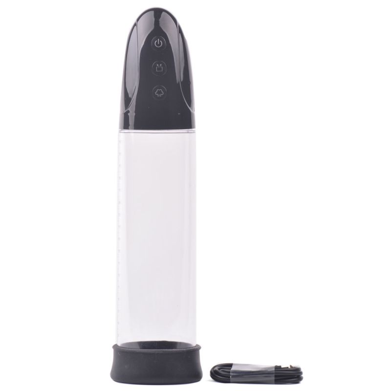 LuvPump Premium Rechargeable Suction Penis Pump with Sleeve and Donut