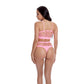 Pink Lipstick Neon Dreams 2 Pc Bra Set Pink Size OS