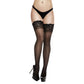 Baci Lace Top Sheer Silicone Stay Ups Size Q