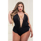 Baci Sexy Satin Teddy Plus Size Q