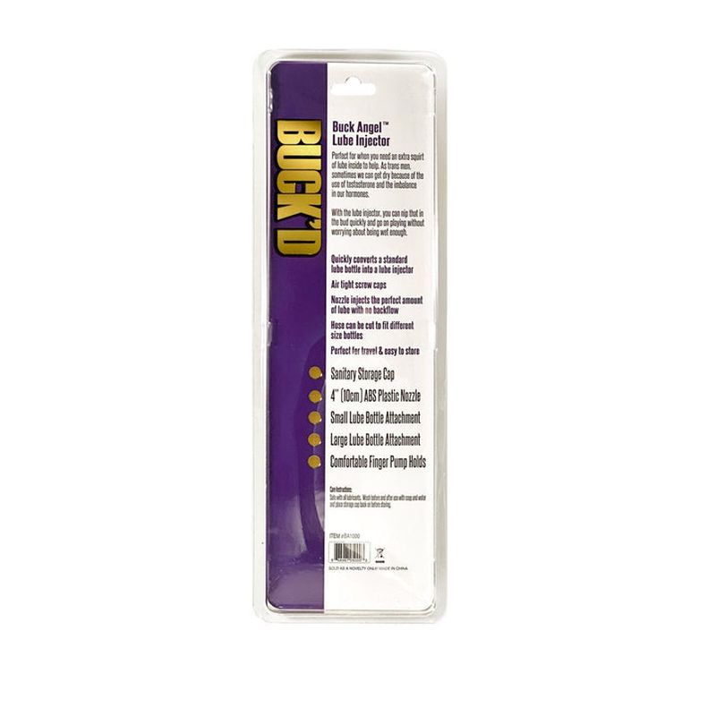 Demon Kat Buckd Lube Injector 4 Pc Bottle Adapter