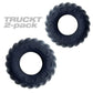 OxBalls Truckt 2 Pc Stretchy Cock Ring Cockring Set Night