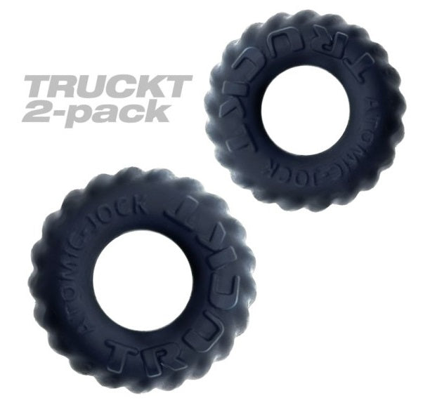 OxBalls Truckt 2 Pc Stretchy Cock Ring Cockring Set Night