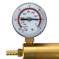 LuvPump LuxaMax Brass Handle Penis Pump Set w Gauge