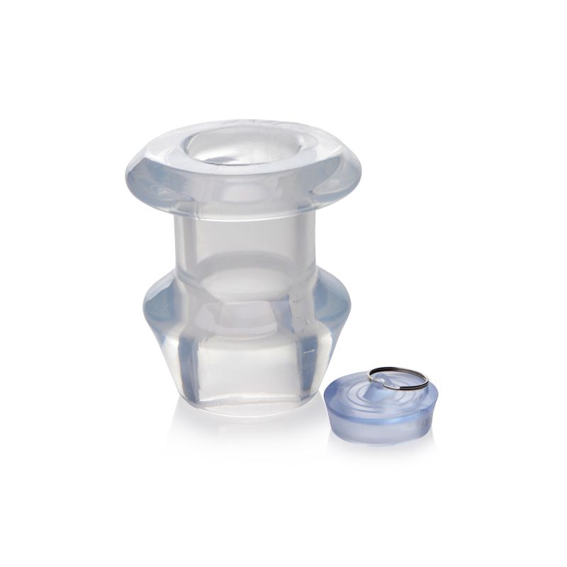 Master Series Ass Bung Clear Hollow Anal Dilator 4" X Large