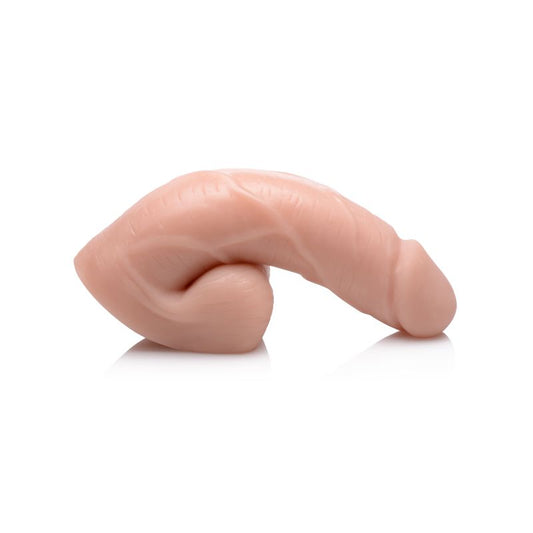 Strap U Large Bulge Soft Packer Dildo Light Skin Tone