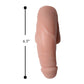 Strap U Large Bulge Soft Packer Dildo Light Skin Tone