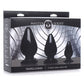 Master Series Triple Cones 3 Pc Anal Plug Set Black