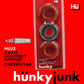 HunkyJunk 3 Pc Cockings Red/Tar Ice