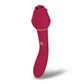 Secret Kisses ROSEGASM LINGO Rose Red 20.3cm Dual Vibrator & Flicking Stimulator