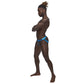 Male Power Casanova Uplift Jock Black/Blue Size S/M or M/L or L/XL
