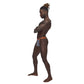 Male Power Casanova Uplift Micro Thong Grey/Orange Size S/M or M/L or L/XL