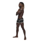 Male Power Sport Mesh Mini Short Black Size S/M/L/XL