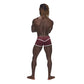 Male Power Sport Mesh Mini Short Burgundy Size S/M/L/XL