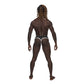 Male Power Sport Mesh Thong Black Size S/M or L/XL
