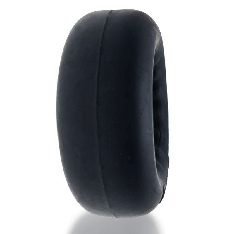 OxBalls Axis Inner Ribbed Griphold Cockring Cock Ring BLACK ICE