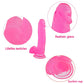 Lovetoy | Jelly Studs 8" Crystal Dildo Large Pink