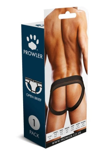 Prowler Mesh Open Back Brief Black Size S/M/L/XL