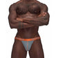 Male Power Casanova Uplift Jock Grey/Orange Size L/XL