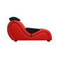 Daytona | Kama Sutra Mebon Chaise Love Lounge Red w Black Pillows