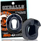OxBalls Big D Shaft Grip Cock Ring Black
