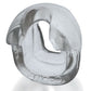 OxBalls Big D Shaft Grip Cock Ring Clear