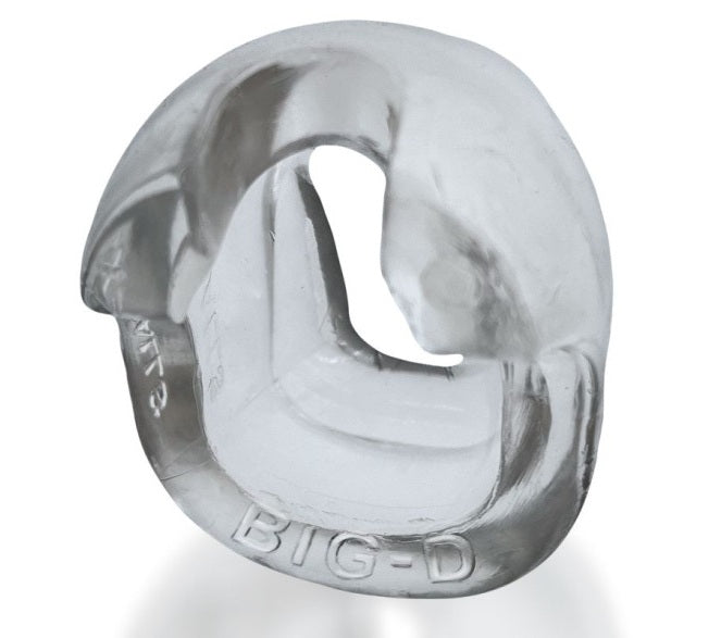 OxBalls Big D Shaft Grip Cock Ring Clear