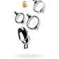 Metal | Silver Metal Chastity Cage Adjustable