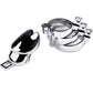 Metal | Silver Metal Chastity Cage Adjustable