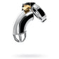 Metal | Silver Metal Cock Cage w Rings and Lock
