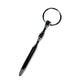 Metal | Silver Metal Bullet Shaped Urethral Plug w Ring