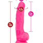 Ruse Hypnotize Hot Pink Dildo 7.5" with Suction Cup