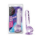 Blush Novelties Naturally Yours 8" Crystaline Dildo Amethyst