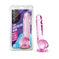 Blush Novelties Naturally Yours 8" Crystaline Dildo Rose