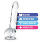 Blush Novelties Naturally Yours 8" Crystaline Dildo Diamond