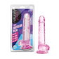 Blush Novelties Naturally Yours 7" Crystaline Dildo Rose