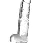 Blush Novelties Naturally Yours 7" Crystaline Dildo Diamond