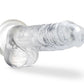 Blush Novelties Naturally Yours 7" Crystaline Dildo Diamond