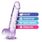 Blush Novelties Naturally Yours 6" Crystaline Dildo Amethyst