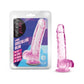 Blush Novelties Naturally Yours 6" Crystaline Dildo Rose