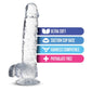 Blush Novelties Naturally Yours 6" Crystaline Dildo Diamond