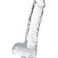 Blush Novelties Naturally Yours 6" Crystaline Dildo Diamond