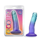 Blush Novelties B Yours Morning Dew 5" Dildo Sapphire with Suction Cup