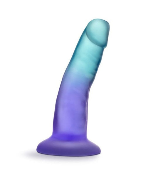 Blush Novelties B Yours Morning Dew 5" Dildo Sapphire with Suction Cup