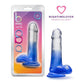 Blush Novelties B Yours Morning Dew 6" Dildo Stella Blue with Suction Cup
